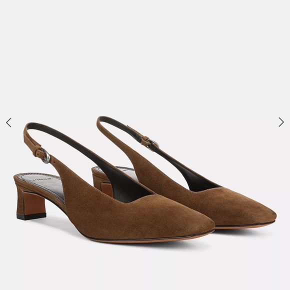 Vince Hart Suede Slingback Heel NWOT